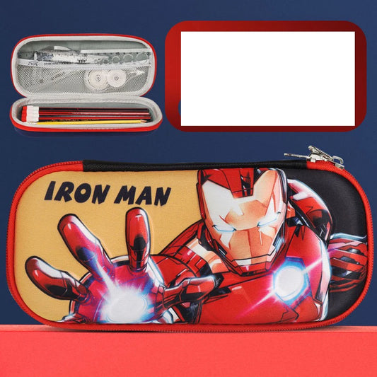 Iron Man Federmäppchen – Ovales Reißverschluss-Etui