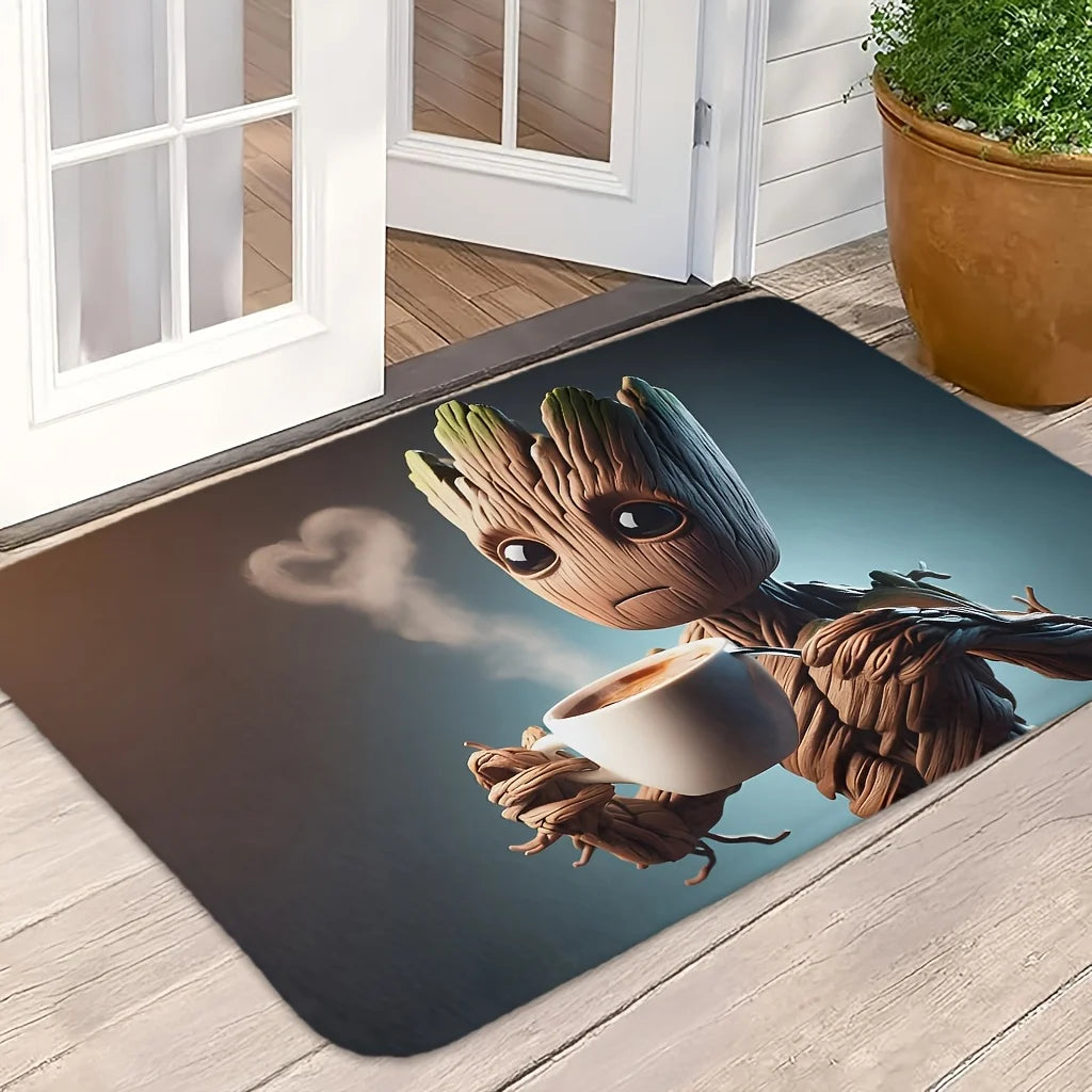 Antirutsch-Badteppich Groot Marvel mit 3D-Motiv