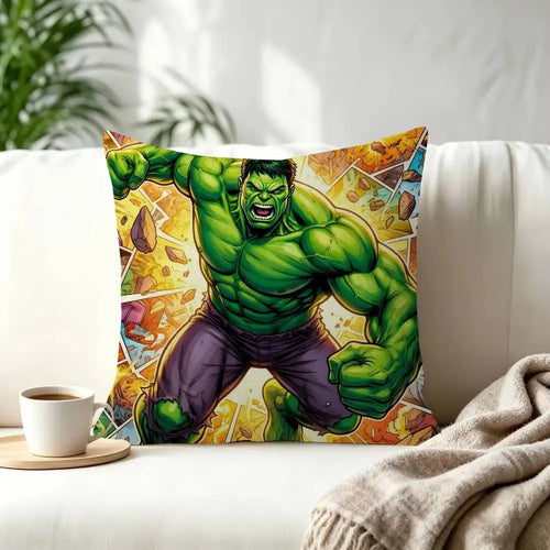 Kissenbezug Hulk - Comic Explosion Bunt