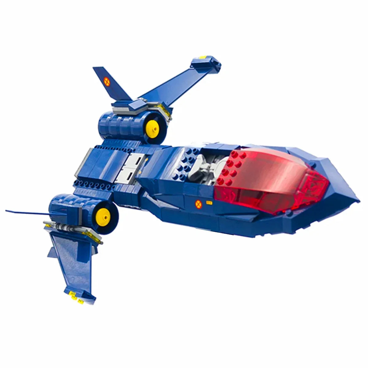 Spielzeug Bausteine Flugzeug X-Jet Blackbird - Modell Avengers X-Men