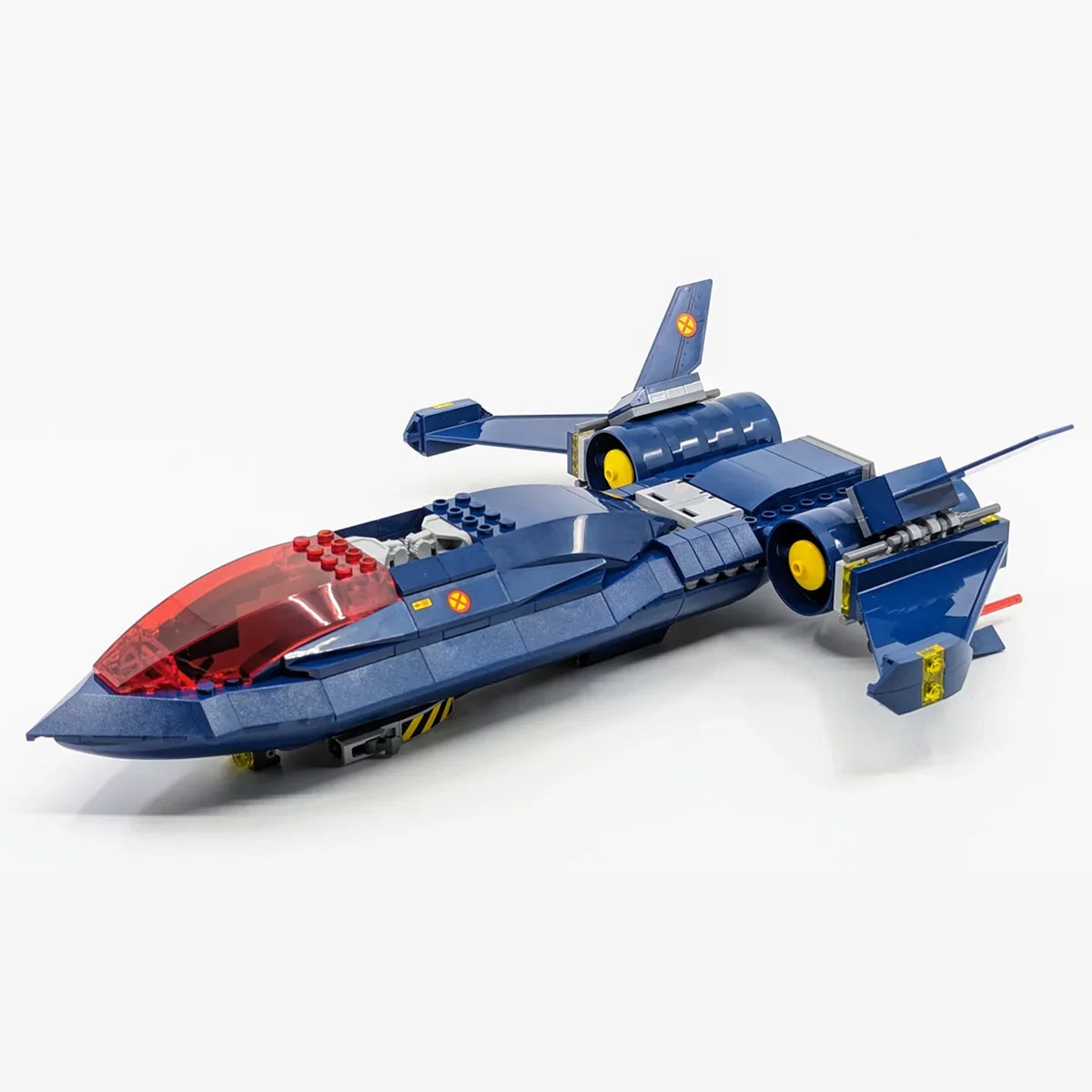Spielzeug Bausteine Flugzeug X-Jet Blackbird - Modell Avengers X-Men