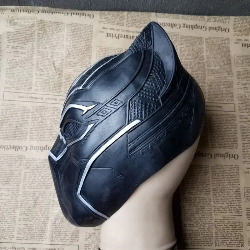 Black Panther Cosplay Mask - Realistischer Silikon-Vollgesichtshelm