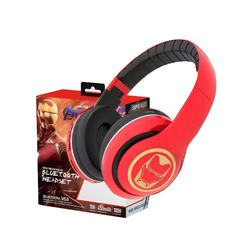 Bluetooth Kopfhörer Avengers Iron Man - Rot