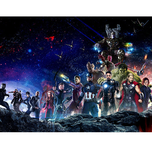 Poster Avengers Infinity War - Heldenzusammenkunft