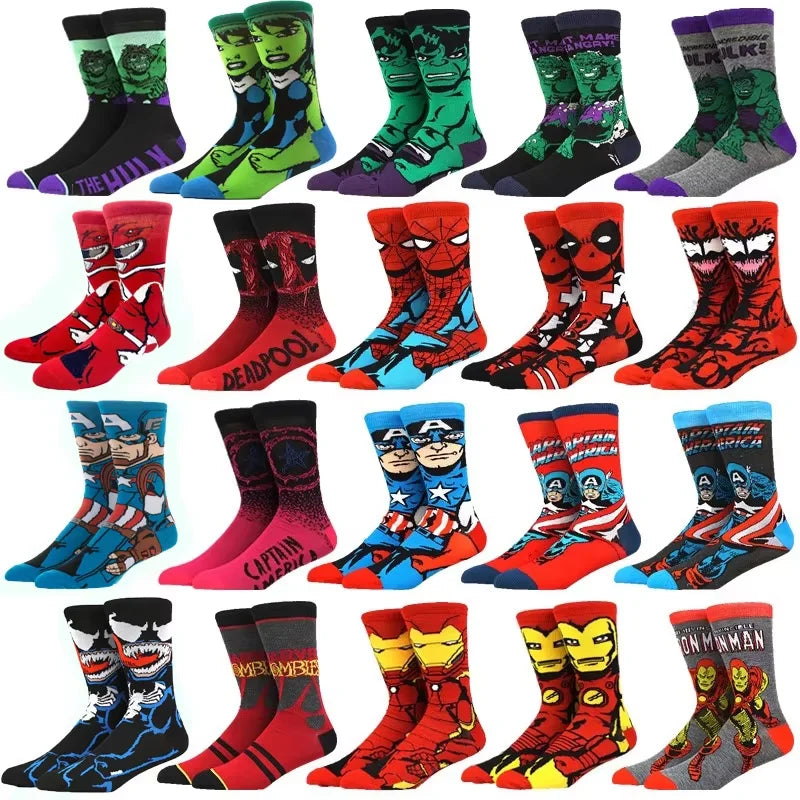 Avengers Socken für Damen - 5er Pack Superhelden-Mix