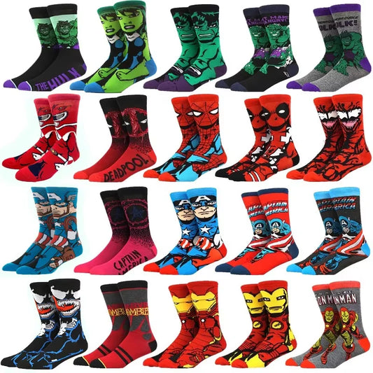 Avengers Socken für Damen - 5er Pack Superhelden-Mix