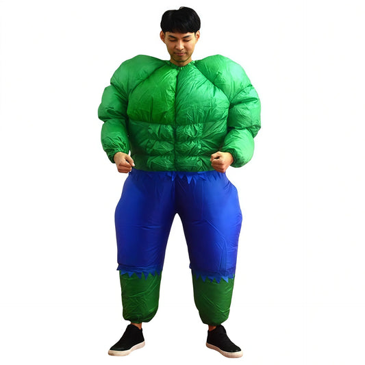 Aufblasbares Avengers-Hulk-Kostüm - Blaue Hose