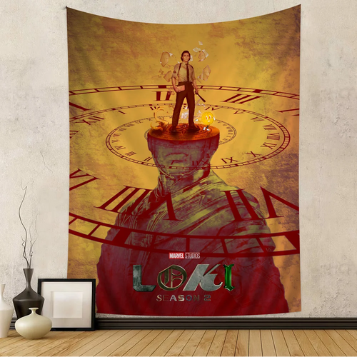 Loki Wandteppich – Surrealistische Kunst Staffel 2