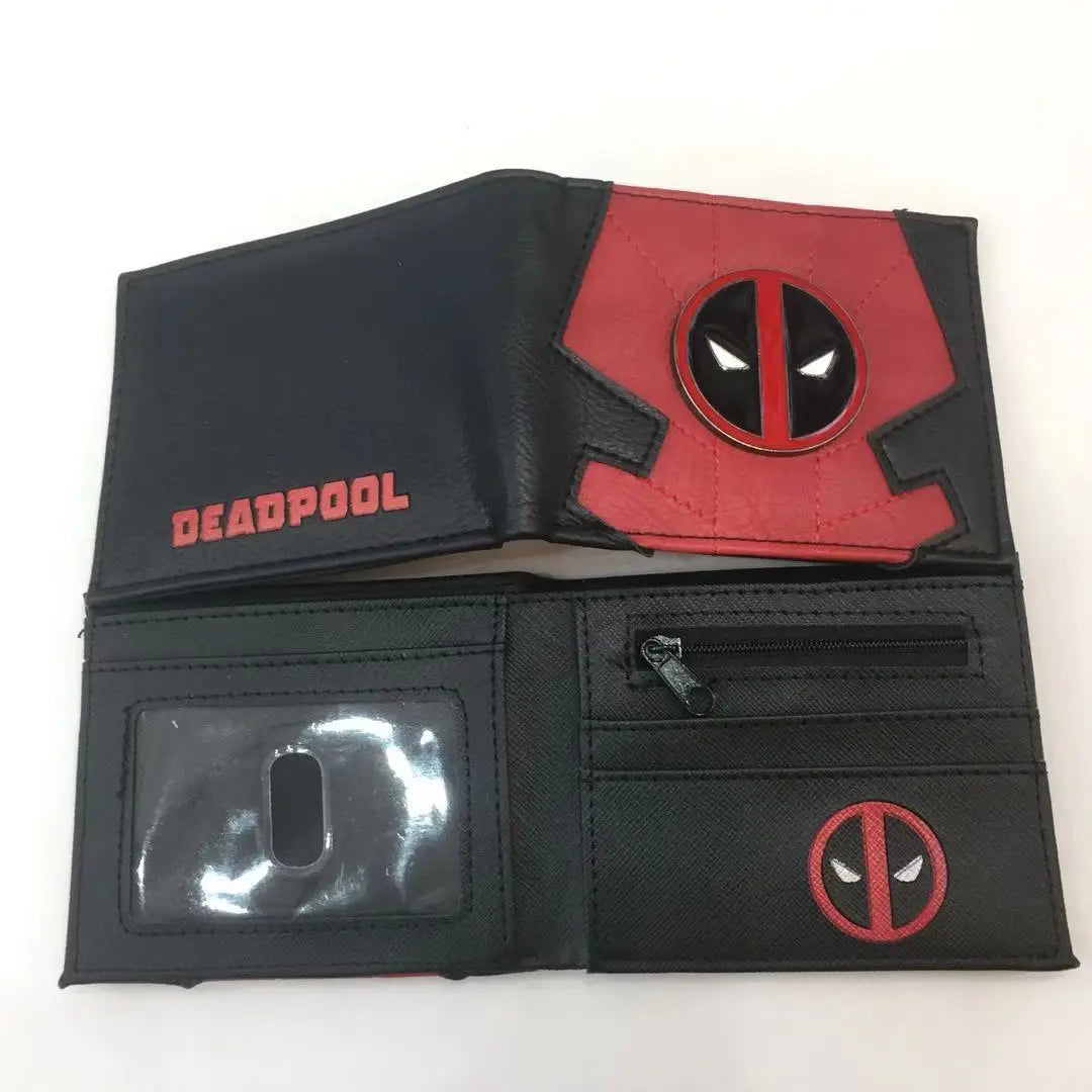 Avengers Deadpool Geldbörse - Schwarz mit Münzfach