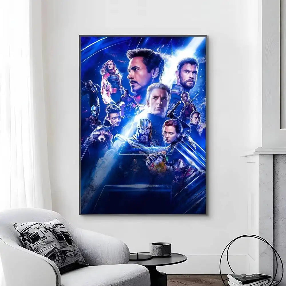 Avengers Infinity War Poster – Team-Mitternachtsblaues Design