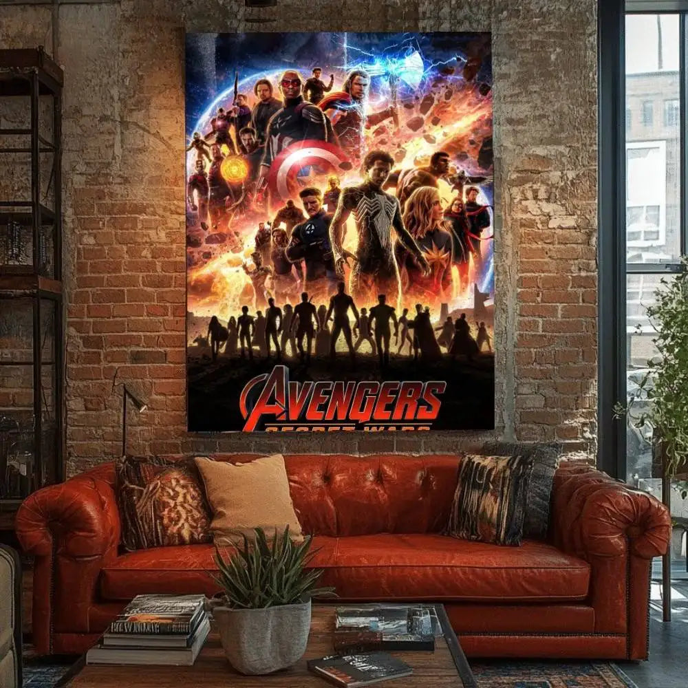 Avengers Secret Wars Poster – Kosmische Explosion Team-Design