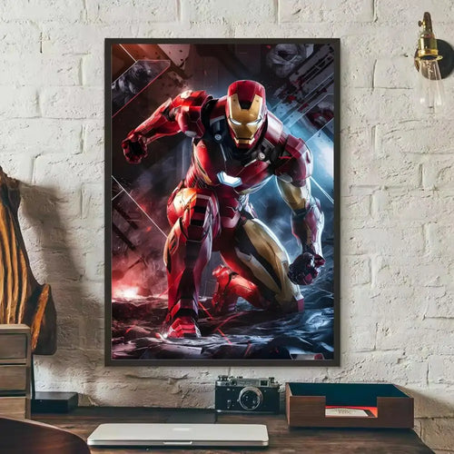 Sticker Iron Man – Aus dem Feuer
