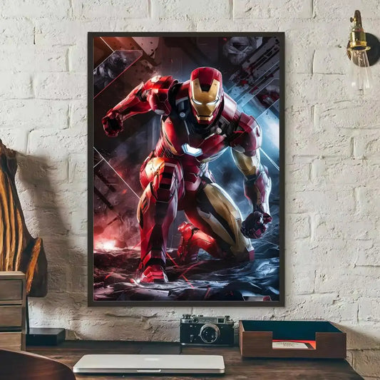 Sticker Iron Man – Aus dem Feuer