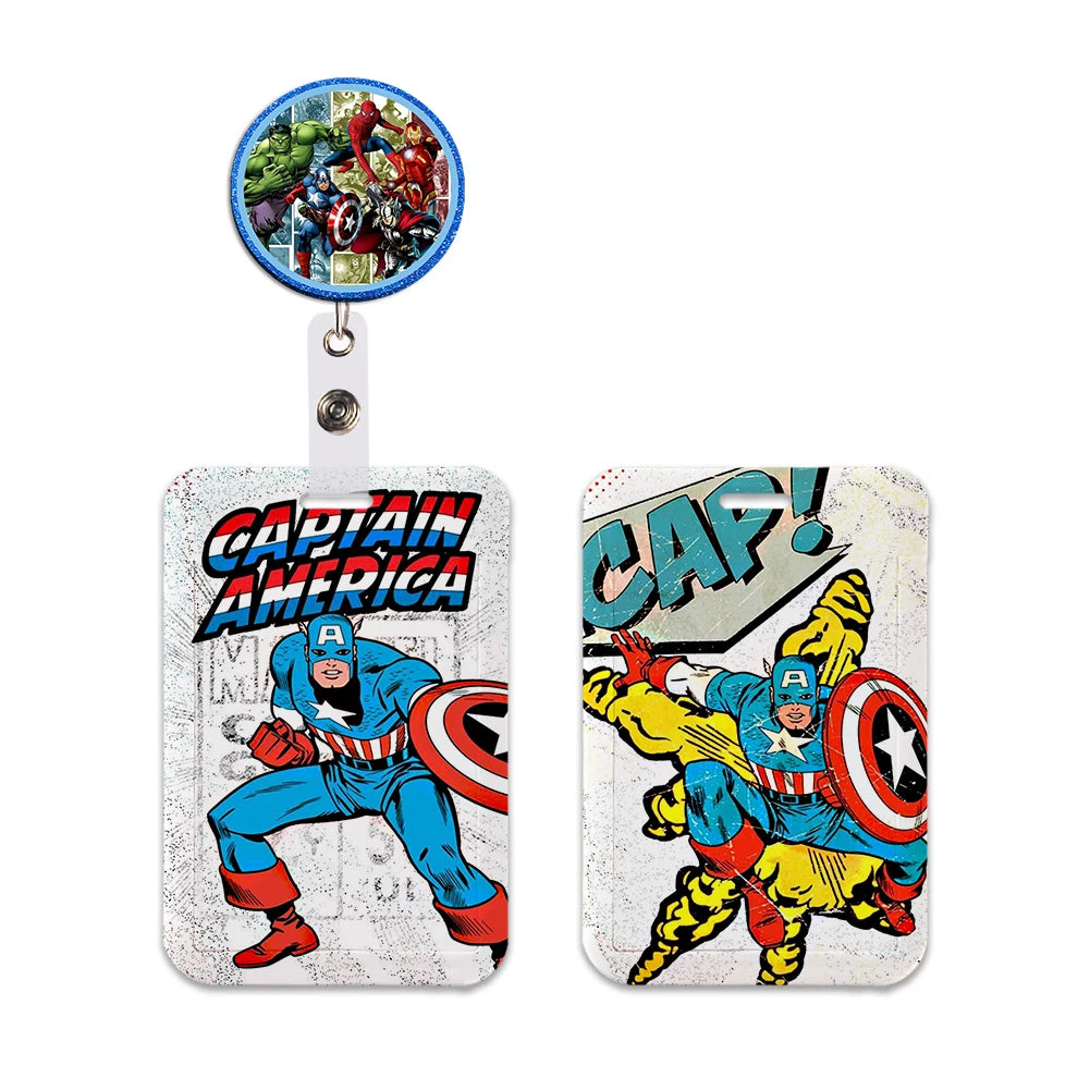 Ausweishalter Captain America – Schild Marineblau