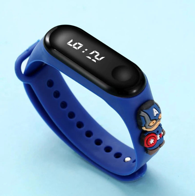 LED Avengers Uhr - Kinder Wasserdicht Superheld
