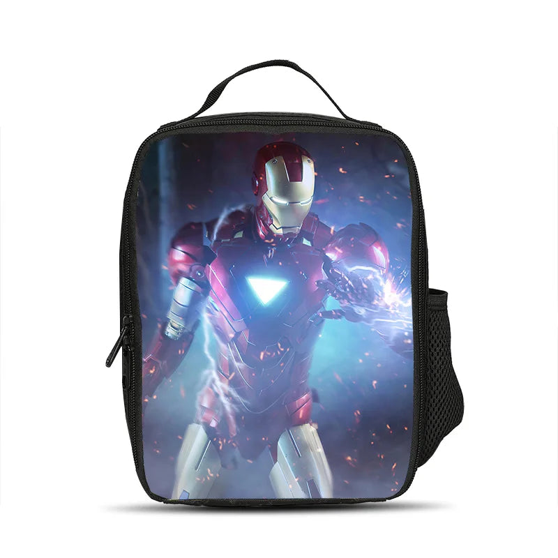 Avengers Iron Man Isothermische Brottasche - Dreieckiger Reaktor Blitze