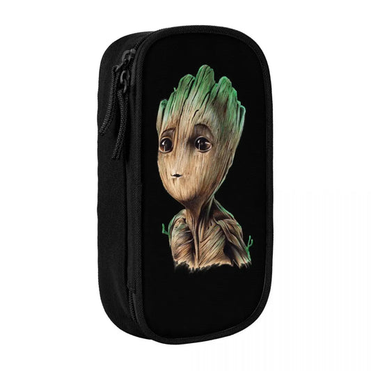 Avengers Baby Groot Federmäppchen - Realistisches Porträt Trauriger Blick