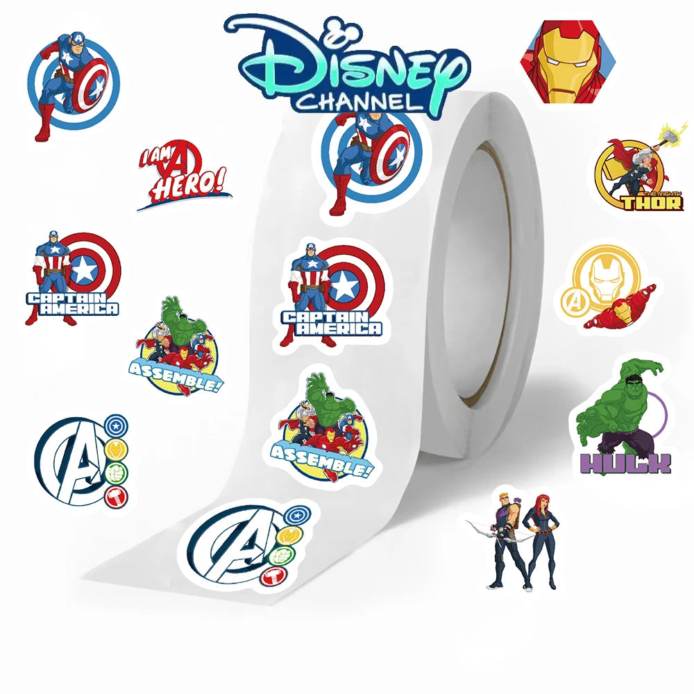 Disney Avengers Aufkleberrolle – 500 Superhelden-Stücke
