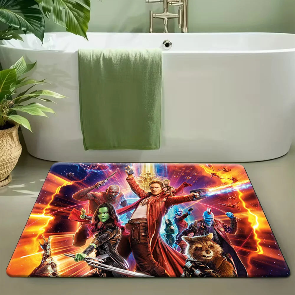 Marvel Avengers Infinity War Teppich - Mehrfarbiges Explosionsdesign