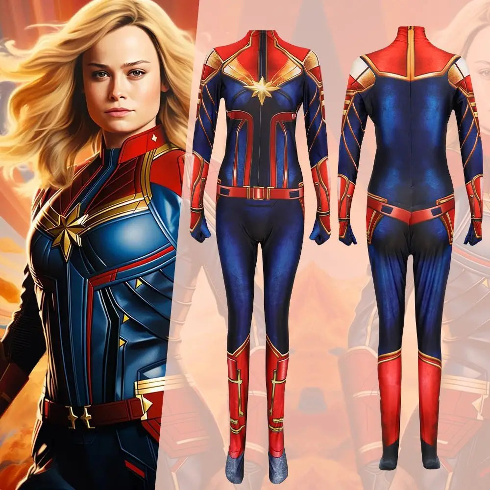 Cosplay-Einteiler Captain Marvel – Carol Danvers Variante 2