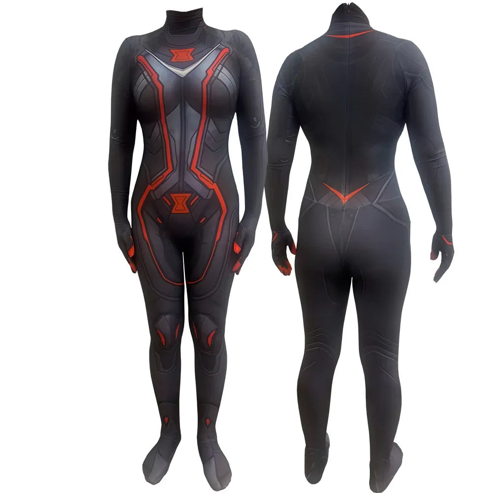 Avengers Black Widow - 3D Zentai Cosplay Anzug für Damen