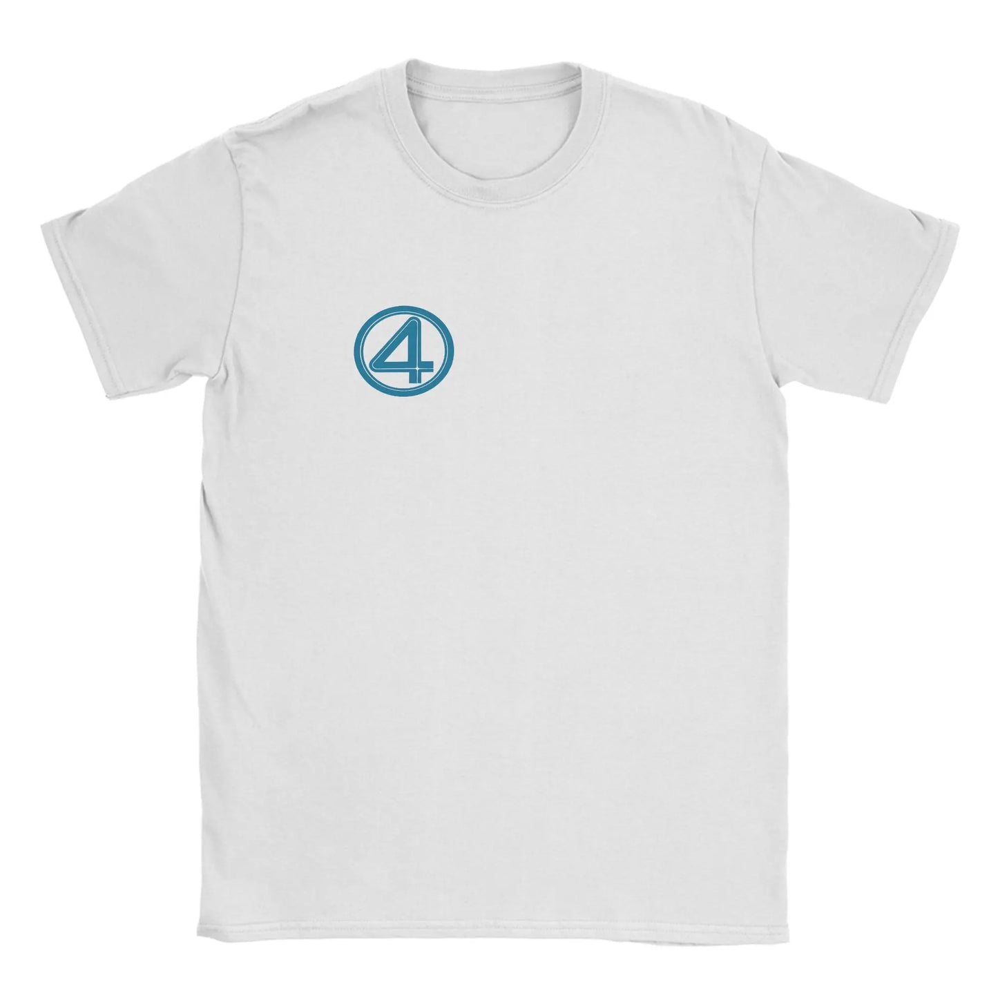 T-Shirt The Fantastic 4 First Steps - Retro Poster Blau Unisex