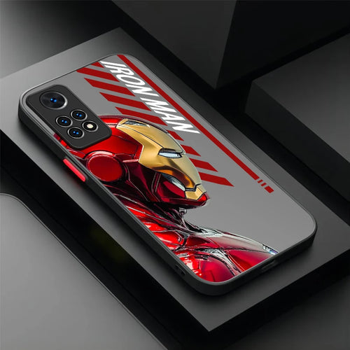 Xiaomi Avengers Iron Man Hülle - Profil Text Grau