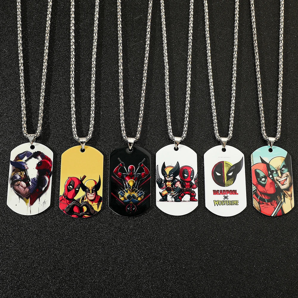 Hundemarke Deadpool & Wolverine – Duo Portrait Katanas
