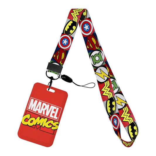 Marvel Comics Ausweishalter - Offizielles Rotes Logo