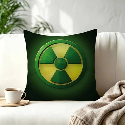 Kissenbezug Hulk - Radioaktives Symbol