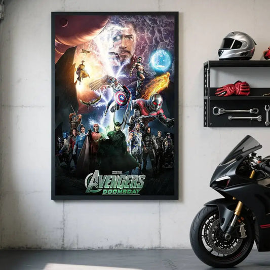 Avengers Doomsday Poster – Klippen-Design komplettes Team