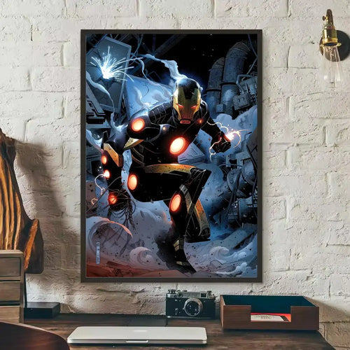 Iron Man Aufkleber – Rot-goldene Rüstung