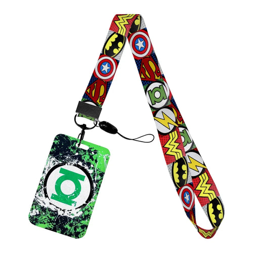Green Lantern Ausweishalter – Grünes Spritzer-Logo