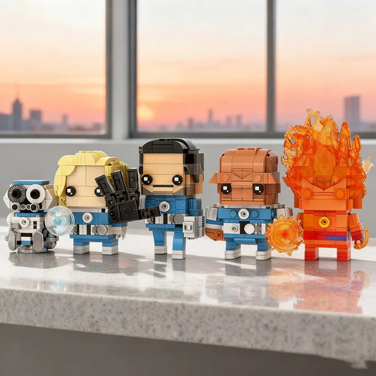 Avengers Fantastic Four Brickheadz Klemmbaustein-Figur - 991 Teile