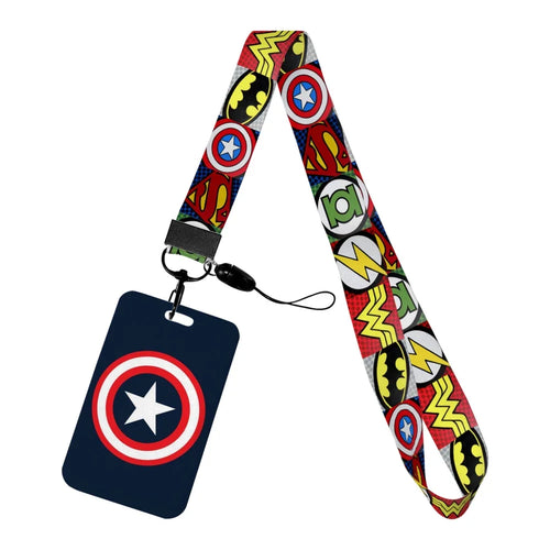 Ausweishalter Captain America – Schild Marineblau