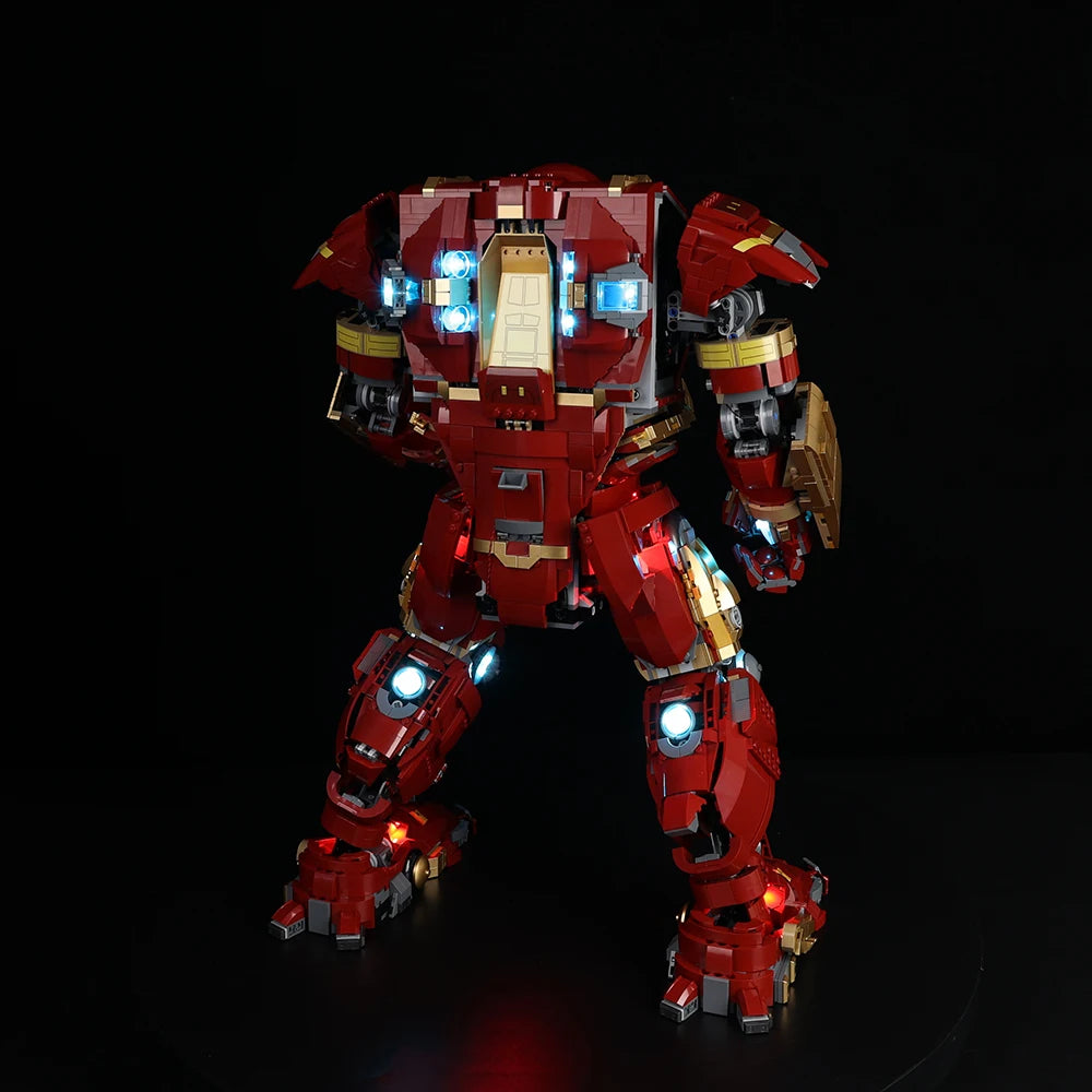 LED-Beleuchtungsset für LEGO Hulkbuster 76210 – Komplettbeleuchtung