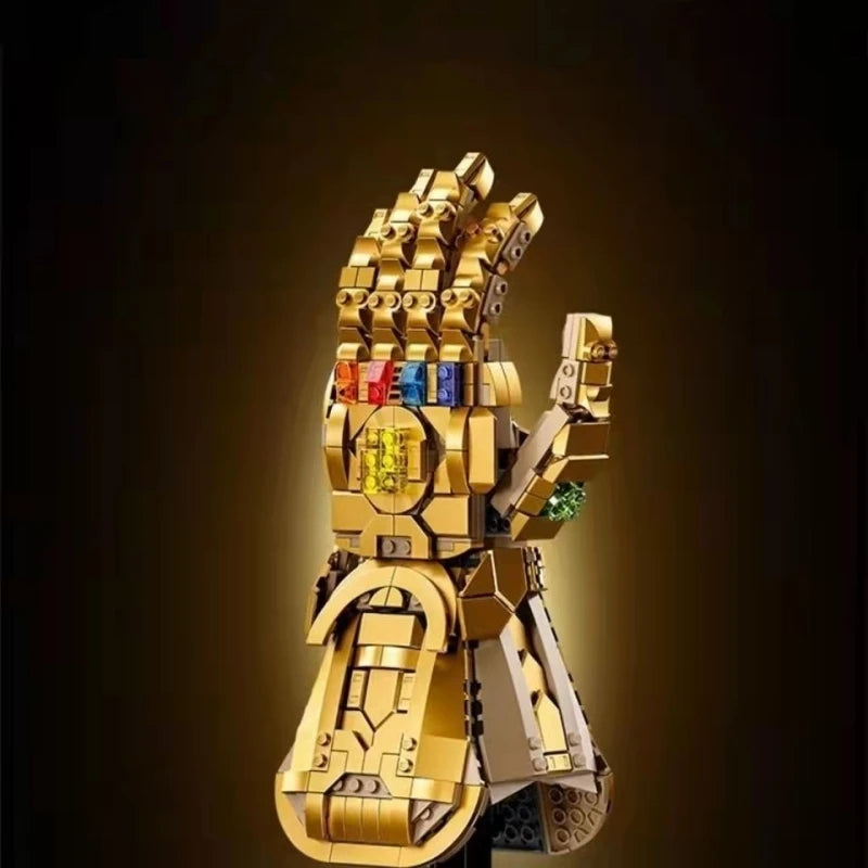Avengers Nano Gauntlet Ziegelsteinfigur – Gold Edition 675 Teile