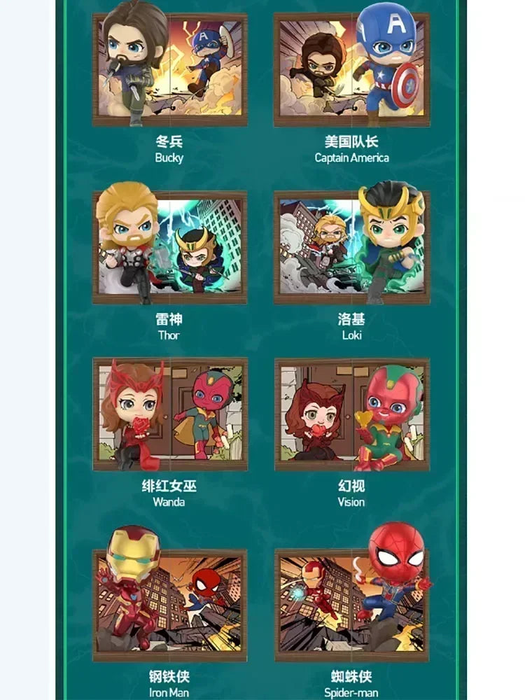 Blind Box POP MART Marvel Bilderrahmen - Serie 10 Überraschungsfigur