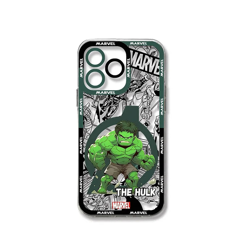 Oppo Hulk Handyhülle - Chibi Marvel Comic Hintergrund Schwarz Weiß