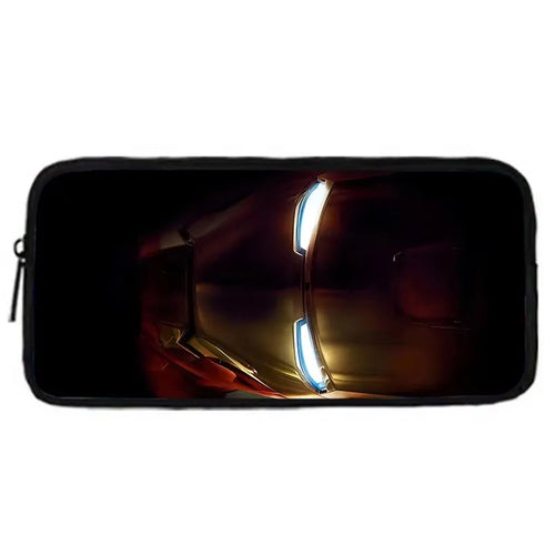 Avengers Iron Man Federmäppchen – Helm Nahaufnahme Dunkel Gold