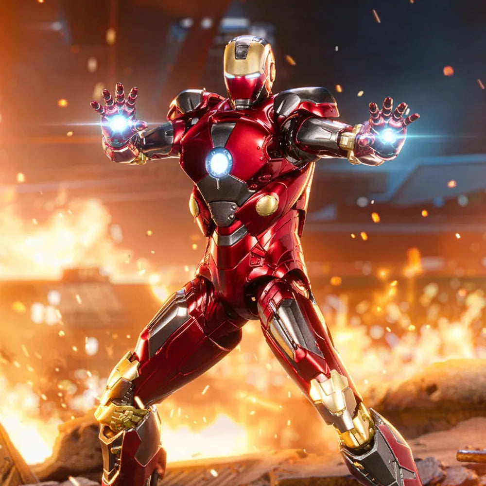 ZD Toys Iron Man MK39 Starboost Figur – Teal-Variante
