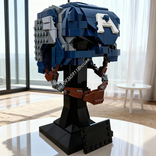 LEGO Captain America – Helm-Büste aus Steinen, 587 Teile