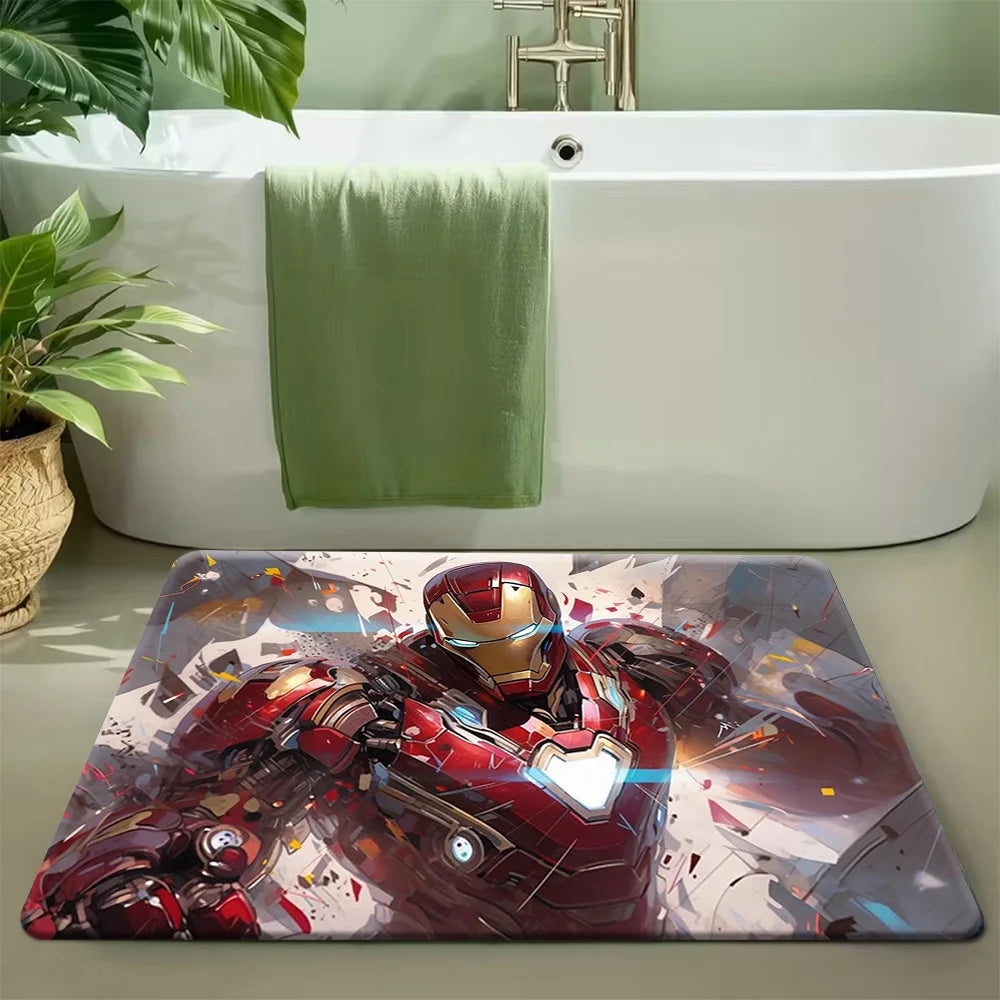 Badematte Avengers Iron Man - Abstraktes, explosives Design