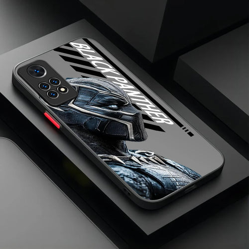 Xiaomi Avengers Black Panther Hülle - graue Schrift, Profil