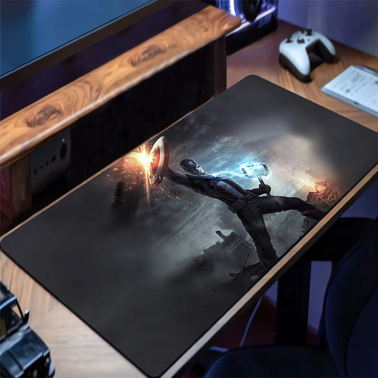Avengers-Mauspad – XXL-Design in Blitzblau