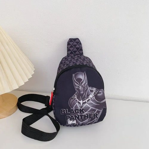 Avengers-Tasche – Schwarze Brusttasche für Kinder