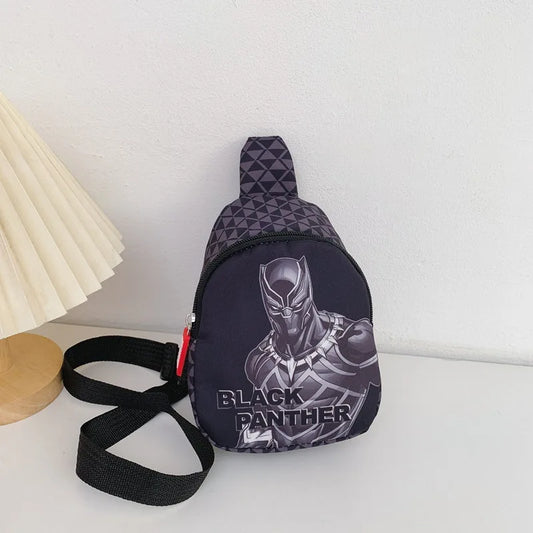 Avengers-Tasche – Schwarze Brusttasche für Kinder