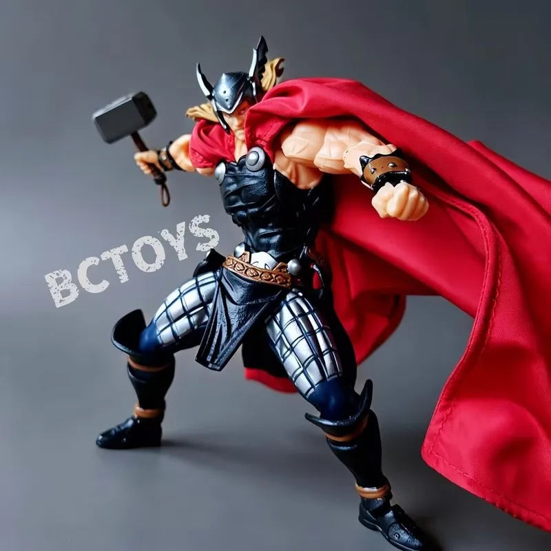 Thor Revoltech Yamaguchi Figur - Comic-Stil BC Toys Gelenkfigur