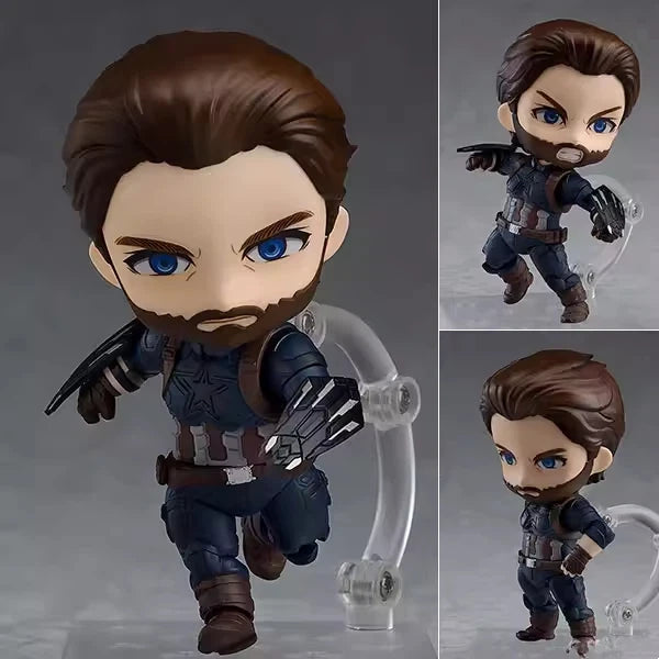 Chibi Nendoroid Figur Captain America - Infinity War Bart und Handschuh