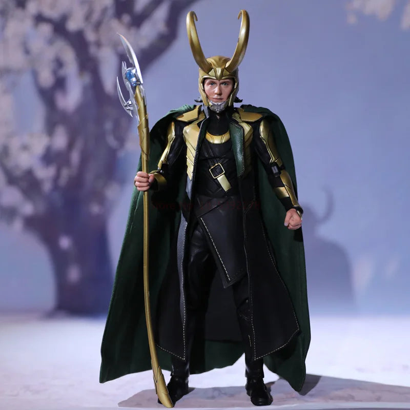 Loki Figur 1/7 Deluxe Marvel - Helm Zepter Austauschbare Hände
